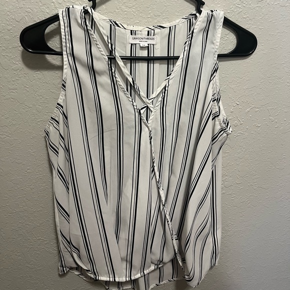 Pinstripe top from Grayson Threads - Picture 2 of 2